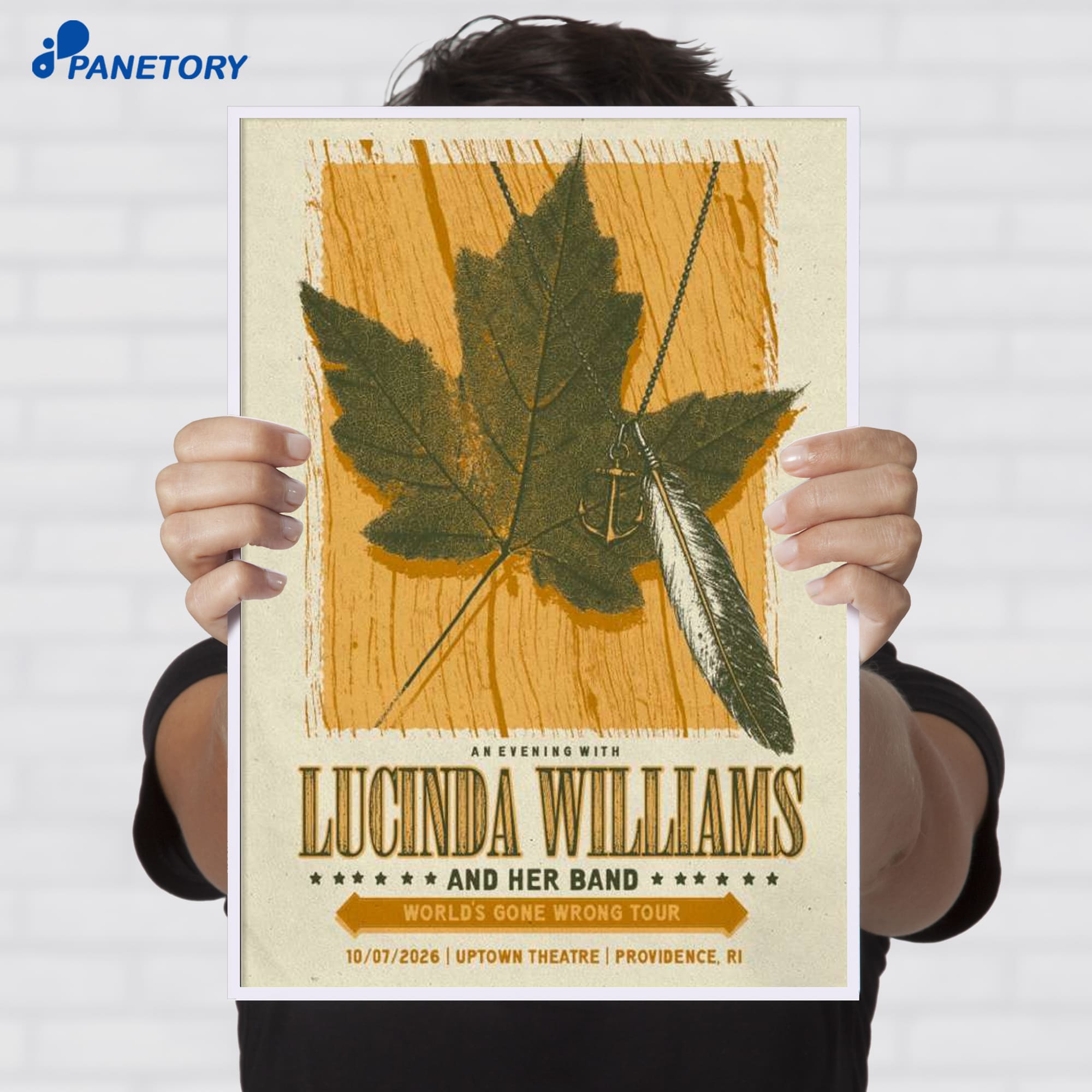 Lucinda Williams Providence Tour Oct 7 2026 Poster Lucinda Williams Providence Tour Oct 7 2026 Poster
