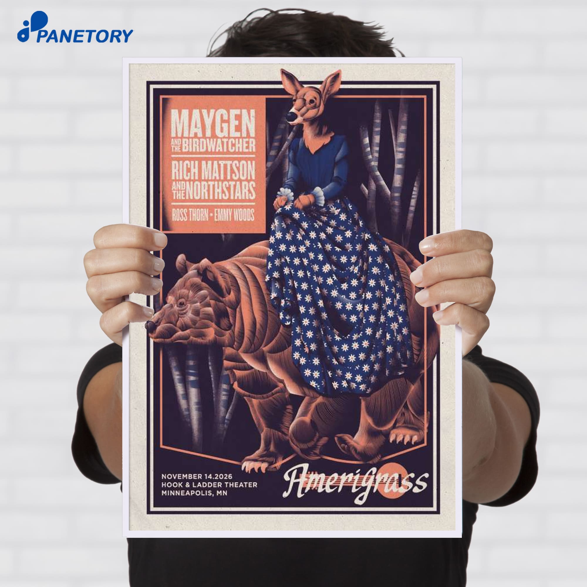 Maygen And The Birdwatcher Minneapolis Mn Nov 14 2026 Poster Maygen And The Birdwatcher Minneapolis Mn Nov 14 2026 Poster
