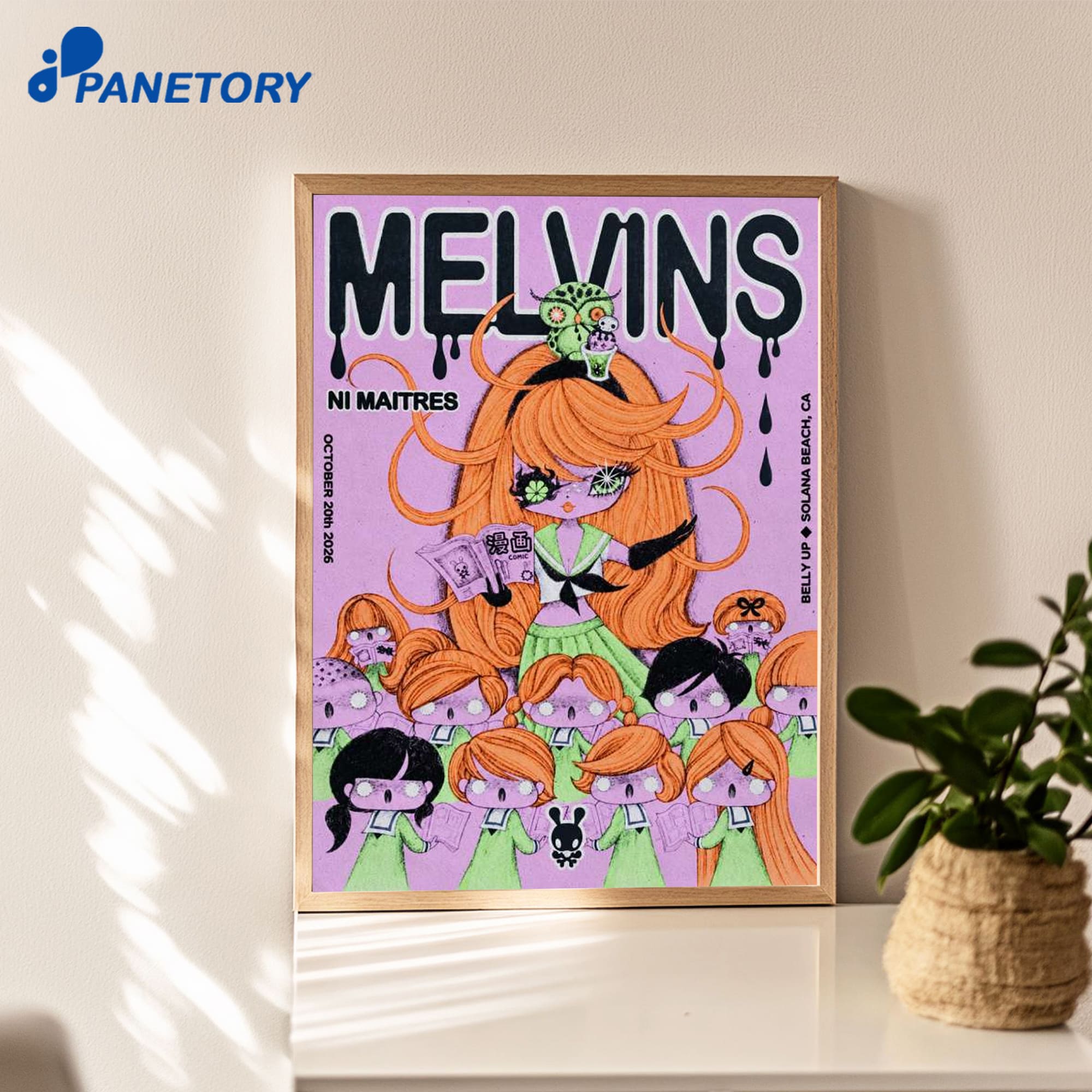 Melvins Belly Up Tavern Solana Beach California Oct 20 2026 Poster Melvins Belly Up Tavern Solana Beach California Oct 20 2026 Poster