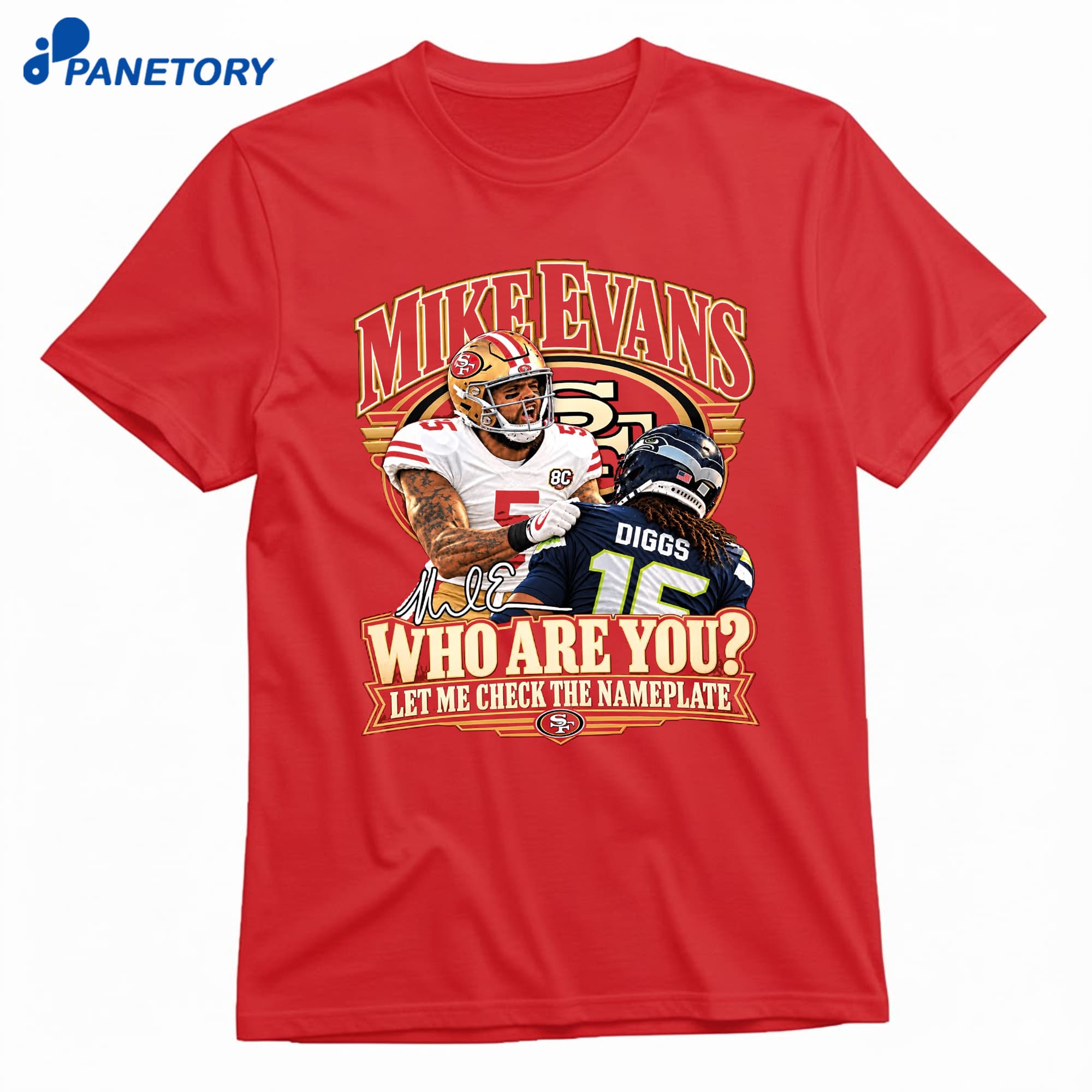 Mike Evans Who Are You Let Me Check The Nameplate T-Shirt 10 Mike Evans Who Are You Let Me Check The Nameplate T-Shirt 1