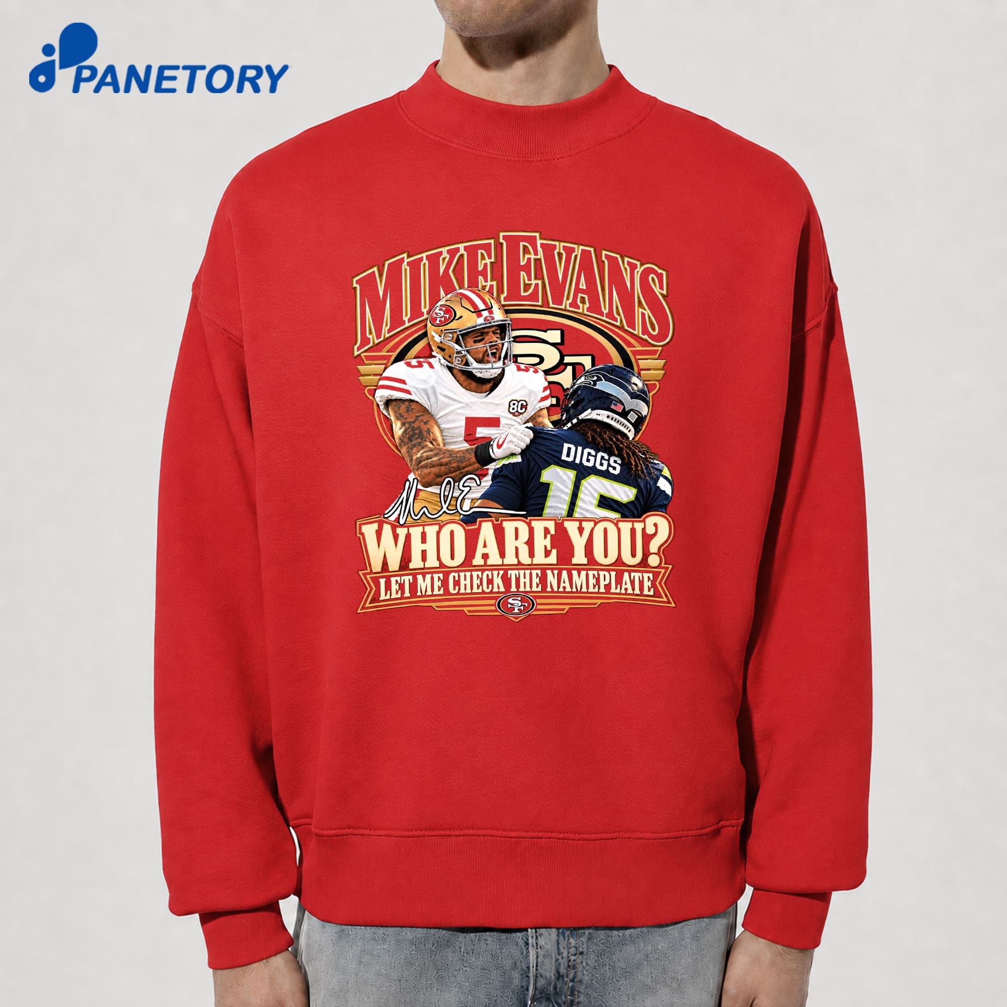 Mike Evans Who Are You Let Me Check The Nameplate T-Shirt 8 Mike Evans Who Are You Let Me Check The Nameplate T-Shirt 2