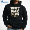 Missouri Football Won'T Back Down T-Shirt 3