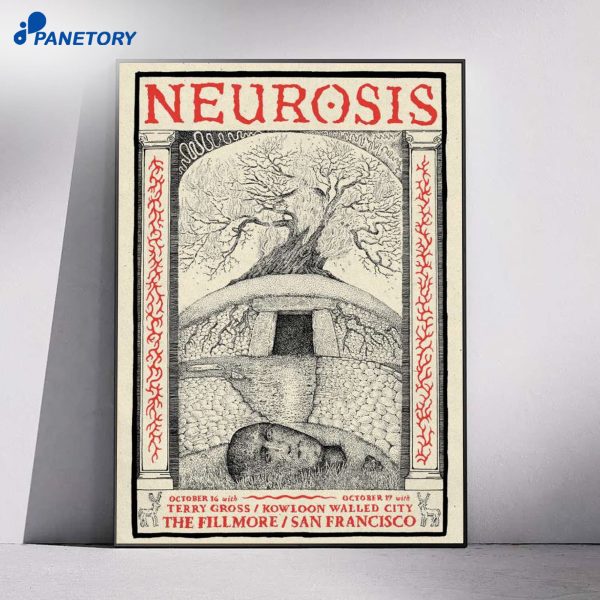 Neurosis Fillmore San Francisco Oct 16th And 17th 2026 Poster