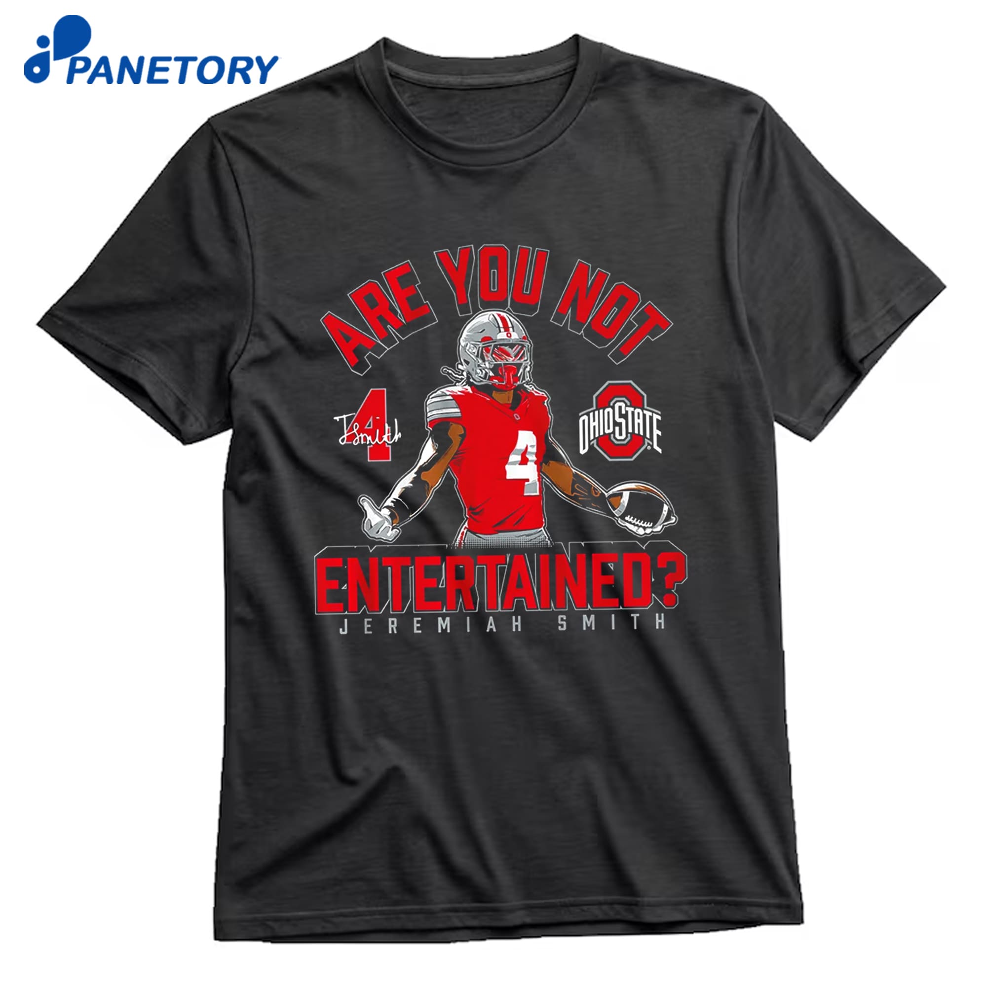 Ohio State Football Jeremiah Smith Are You Not Entertained T-Shirt 10 Ohio State Football Jeremiah Smith Are You Not Entertained T-Shirt 1