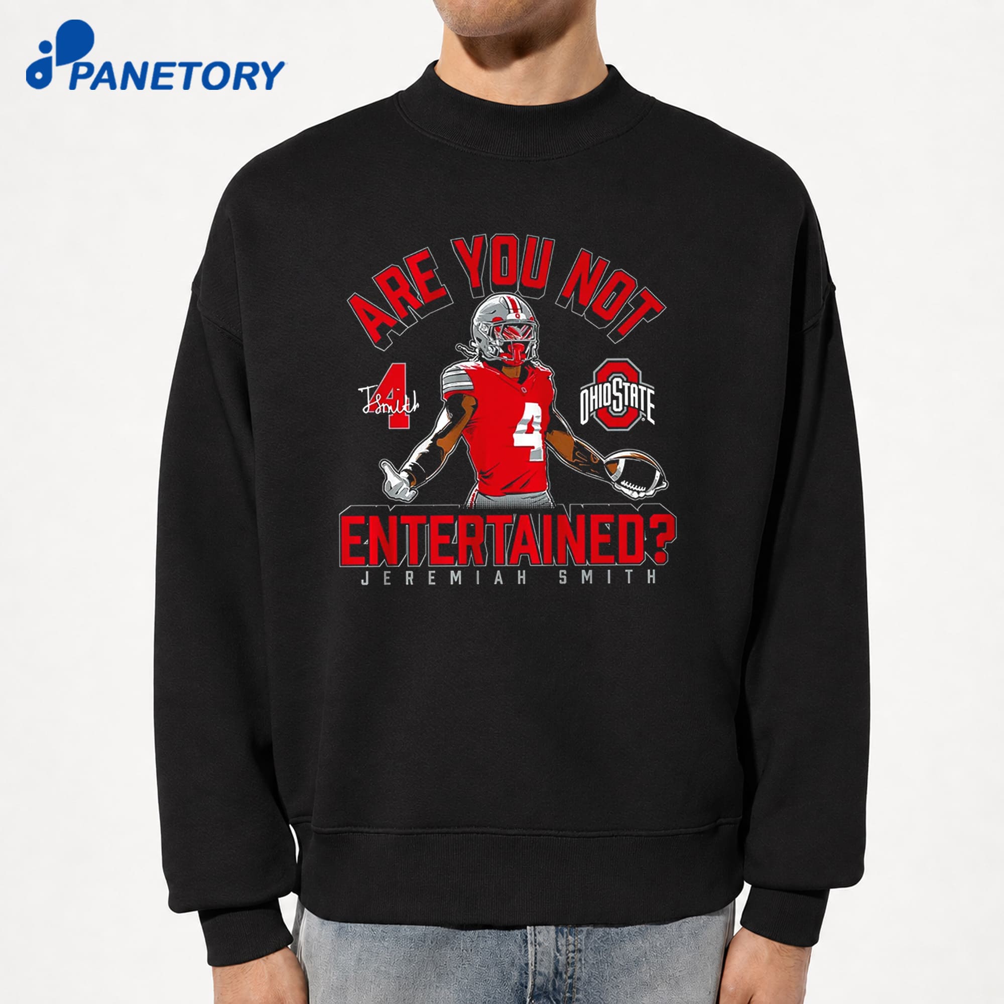 Ohio State Football Jeremiah Smith Are You Not Entertained T-Shirt 8 Ohio State Football Jeremiah Smith Are You Not Entertained T-Shirt 2