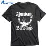 Pope Leo Xiv Abundant Blessings T-shirt 1