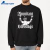 Pope Leo Xiv Abundant Blessings T-Shirt 4 Pope Leo Xiv Abundant Blessings T-Shirt 2