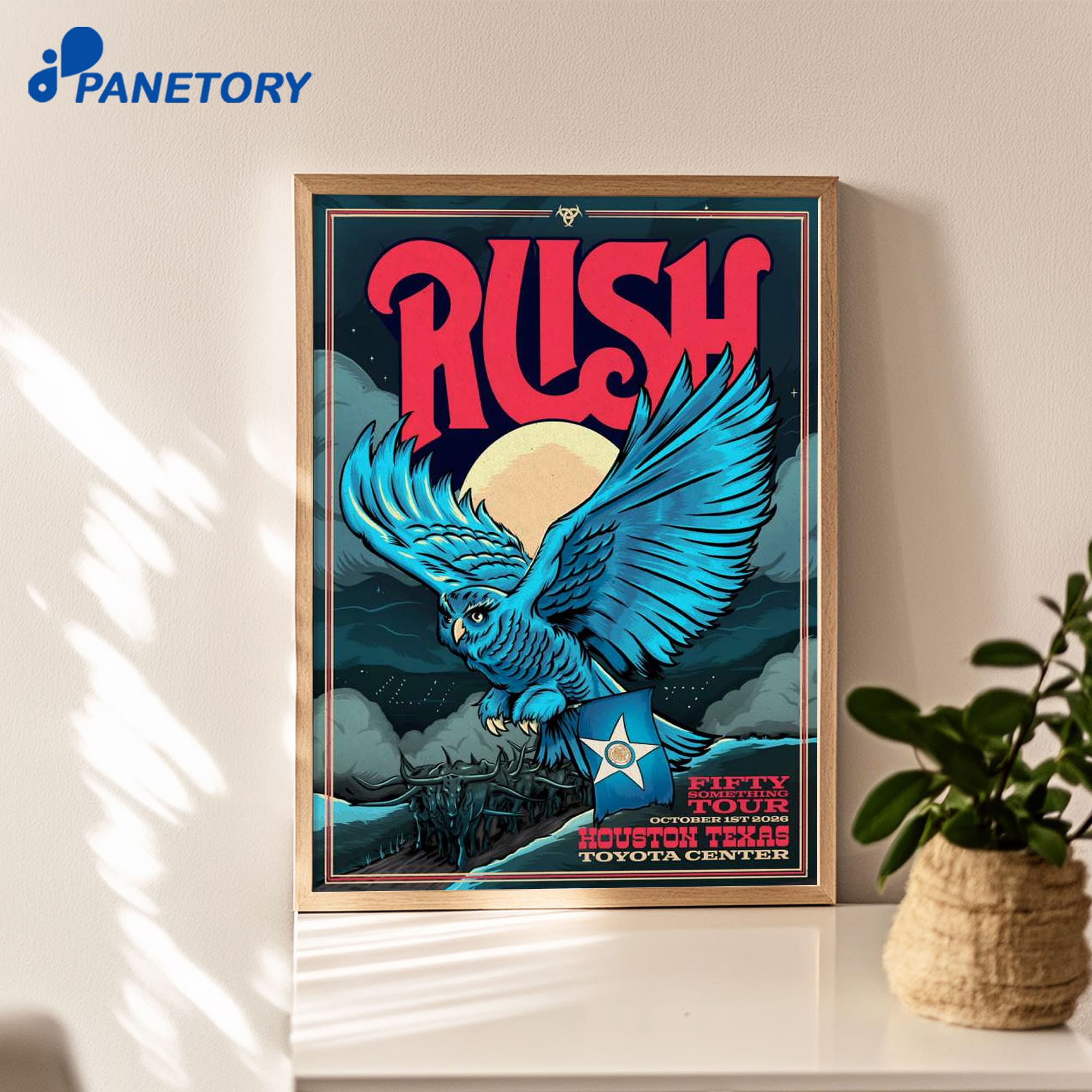 Rush Houston Tx Oct 1 2026 Poster Rush Houston Tx Oct 1 2026 Poster