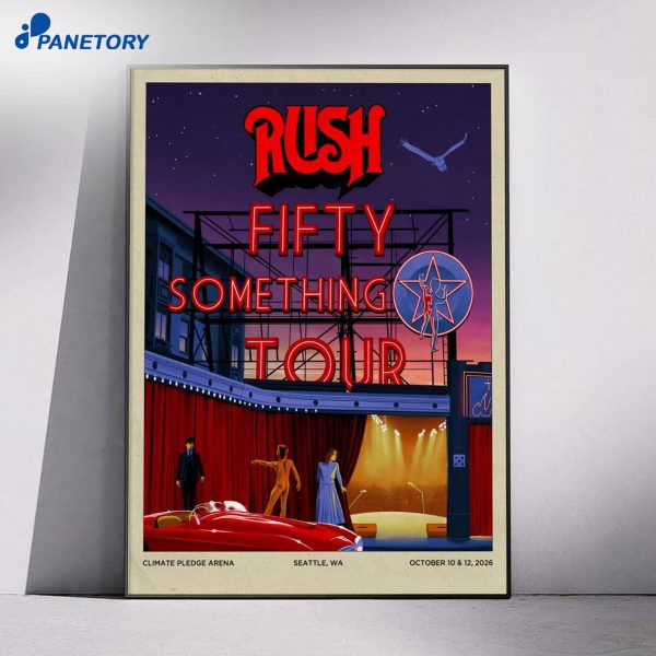 RUSH Seattle WA Oct 10-11 2026 Poster