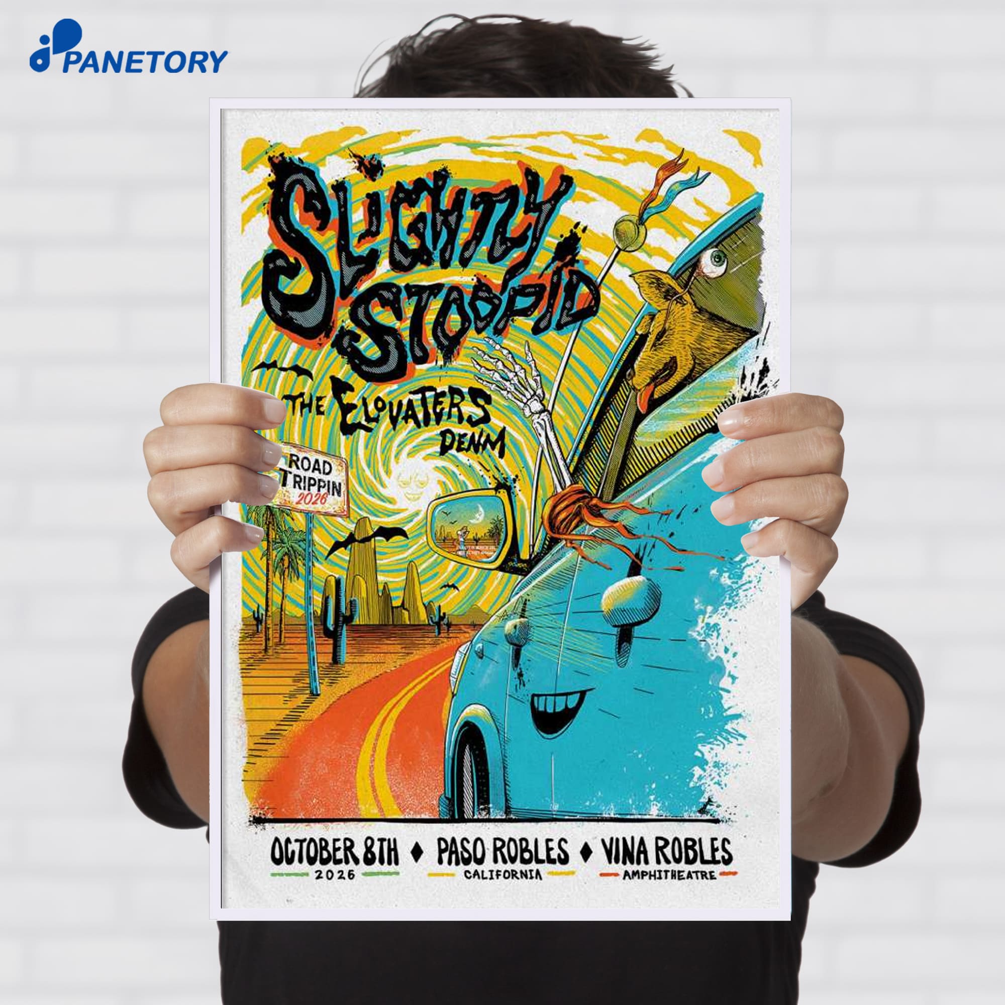 Slightly Stoopid Paso Robles Ca Oct 8 2026 Poster Slightly Stoopid Paso Robles Ca Oct 8 2026 Poster