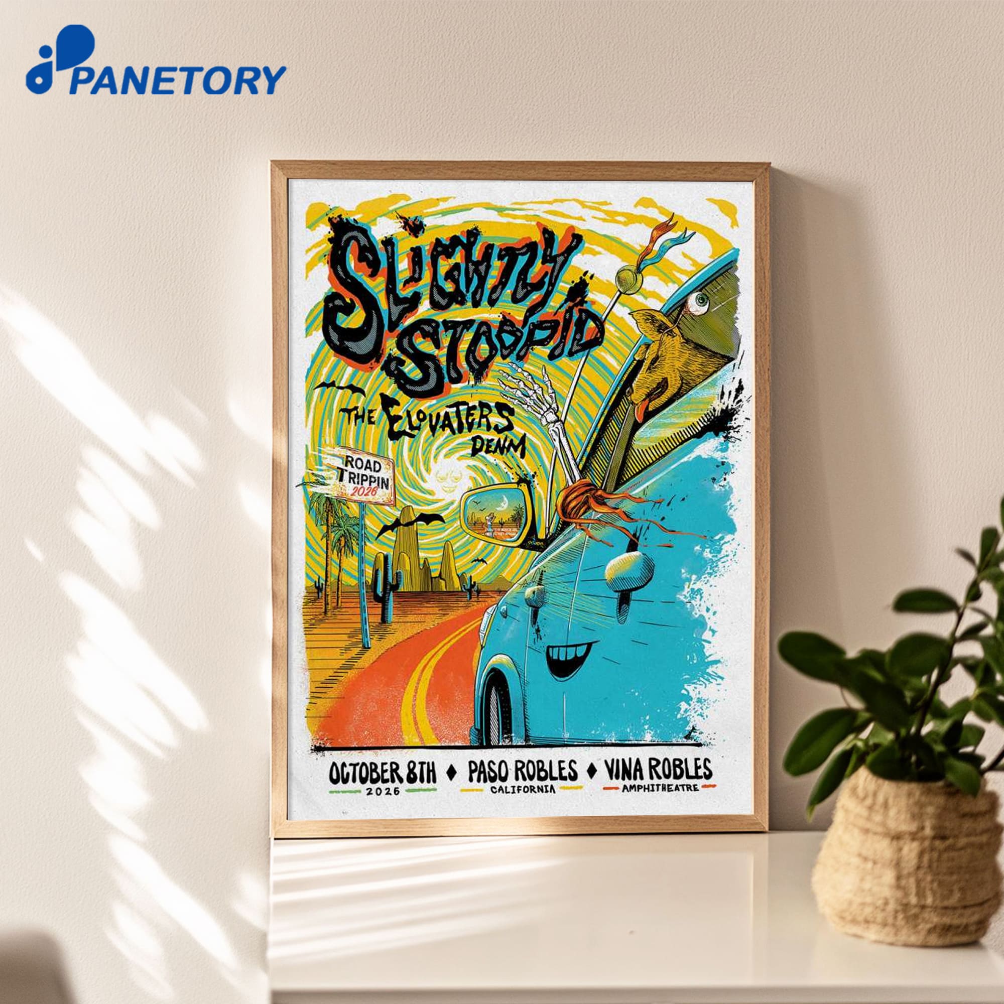 Slightly Stoopid Paso Robles Ca Oct 8 2026 Poster Slightly Stoopid Paso Robles Ca Oct 8 2026 Poster