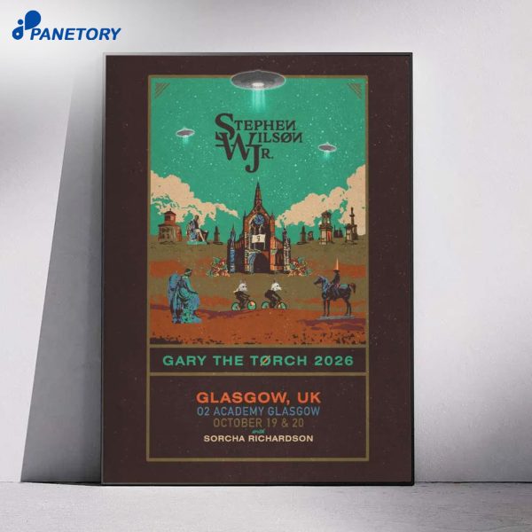 Stephen Wilson Jr. Glasgow Uk Oct 19 2026 Poster