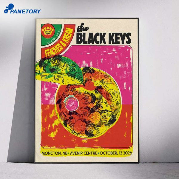 The Black Keys Moncton NB Oct 13 2026 Poster
