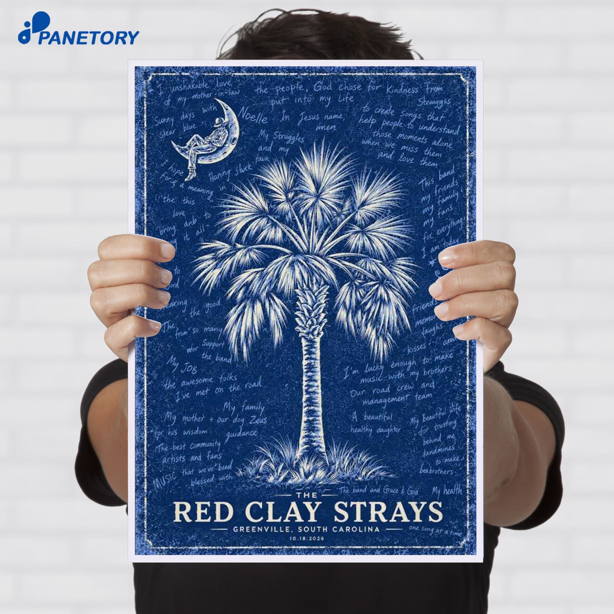 The Red Clay Strays Bon Secours Wellness Arena Greenville Sc Oct 18 2026 Poster The Red Clay Strays Bon Secours Wellness Arena Greenville Sc Oct 18 2026 Poster