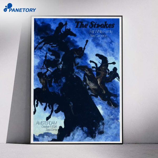 The Strokes Ziggo Dome Amsterdam Netherlands Oct 11 2026 Poster