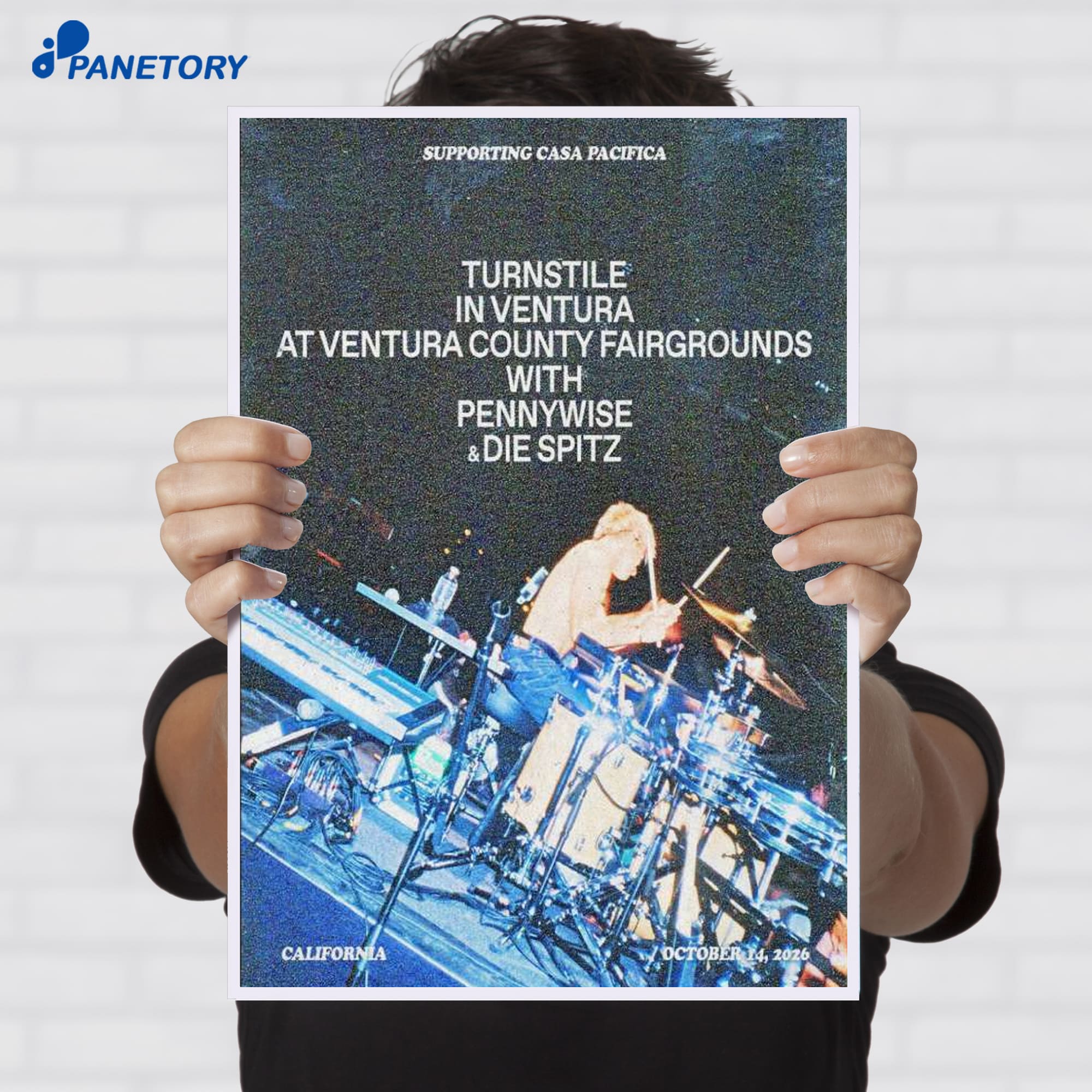 Turnstile Live Ventura County Fairgrounds Concert Oct 14 2026 Poster Turnstile Live Ventura County Fairgrounds Concert Oct 14 2026 Poster