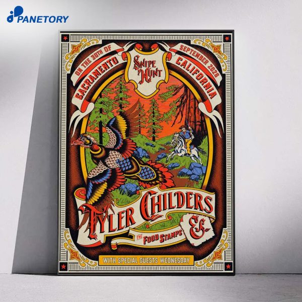 Tyler Childers Sacramento CA Sep 30 2026 Poster