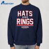 Uconn Basketball Hats And Rings T-Shirt 4 Uconn Basketball Hats And Rings T-Shirt 2