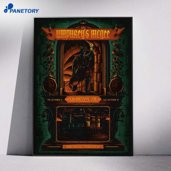 Umphrey's McGee Milwaukee WI Oct 9-10 2026 Poster