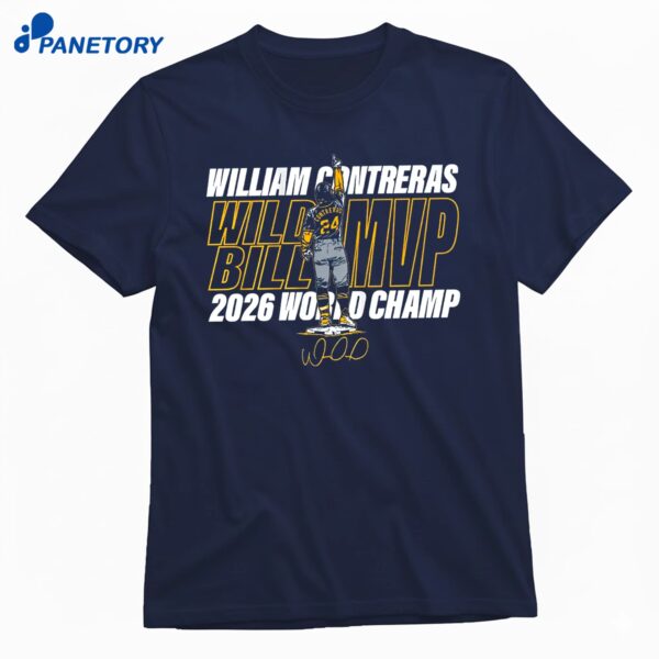 William Contreras 2026 World Champ Mvp T-Shirt