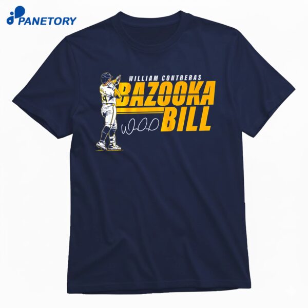 William Contreras Bazooka Bill T-Shirt
