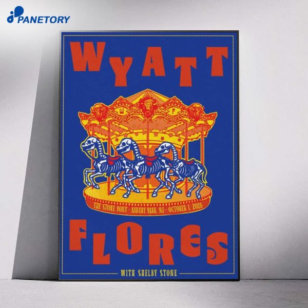Wyatt Flores Asbury Park NJ Concert Sep 1 2026 Poster