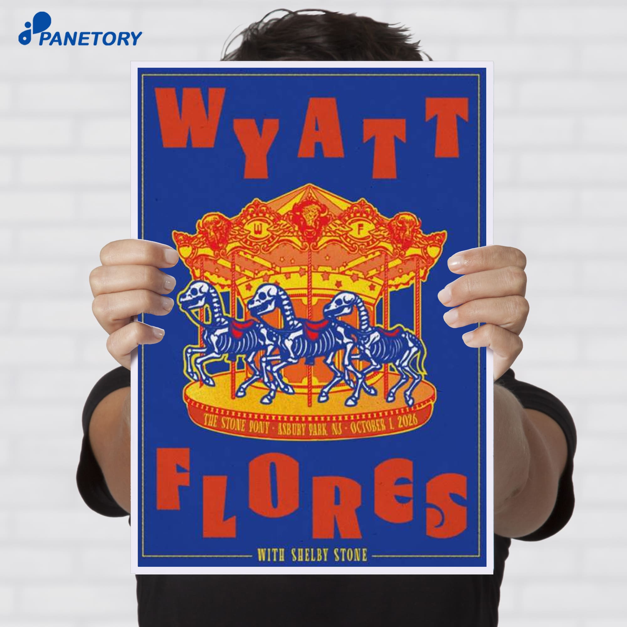 Wyatt Flores Asbury Park Nj Concert Sep 1 2026 Poster Wyatt Flores Asbury Park Nj Concert Sep 1 2026 Poster